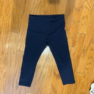 Tory Sport Dark Blue cropped leggings by Tory Burch